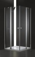 Душевой уголок, квадратный ELENA-W-AH-2-120/90-C-Cr 1200x900x1950 Cezares