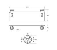 0 цвет Бронза AM-E-2611-Br Art&Max