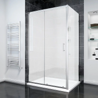 Душевой угол раздвижной прямоугольный RV055M-11080-07-C8 1100х800х1950 Цвет профиля Хром Стекло Матовое Veconi