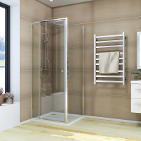 Душевой угол раздвижной прямоугольный RV026-10080-01-C8 1000х800х1950 Цвет профиля Хром Стекло Прозрачное Veconi