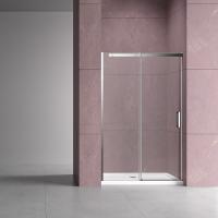 Душевая дверь раздвижная  VDS-4D110CL 1200x2000 профиль хром стекло прозрачное VINCEA