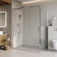 Душевой уголок прямоугольный LUCE-AH-1-150/100-C-Cr 1500x1000x1950 BelBagno