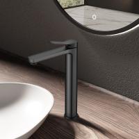 Смеситель для накладной раковины однорычажный цвет черный VBF-4AR02MB VINCEA