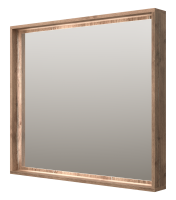 Dallas - 90 Зеркало свет ДСП (Дуб Галифакс) DAL-02090-074 Brevita