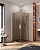 Душевой уголок прямоугольный.     SLIDER-AH-1-90-80/90-BR-Cr (800-900)x900x1950 Cezares